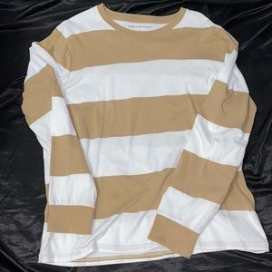 American eagle Long sleeve striped t shirt